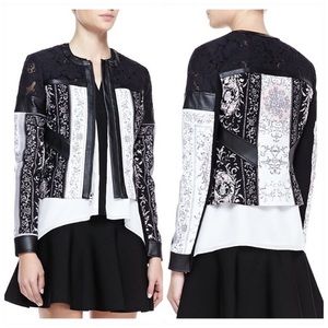 BCBG MAX AZRIA ✨ lace and paisley print jacket